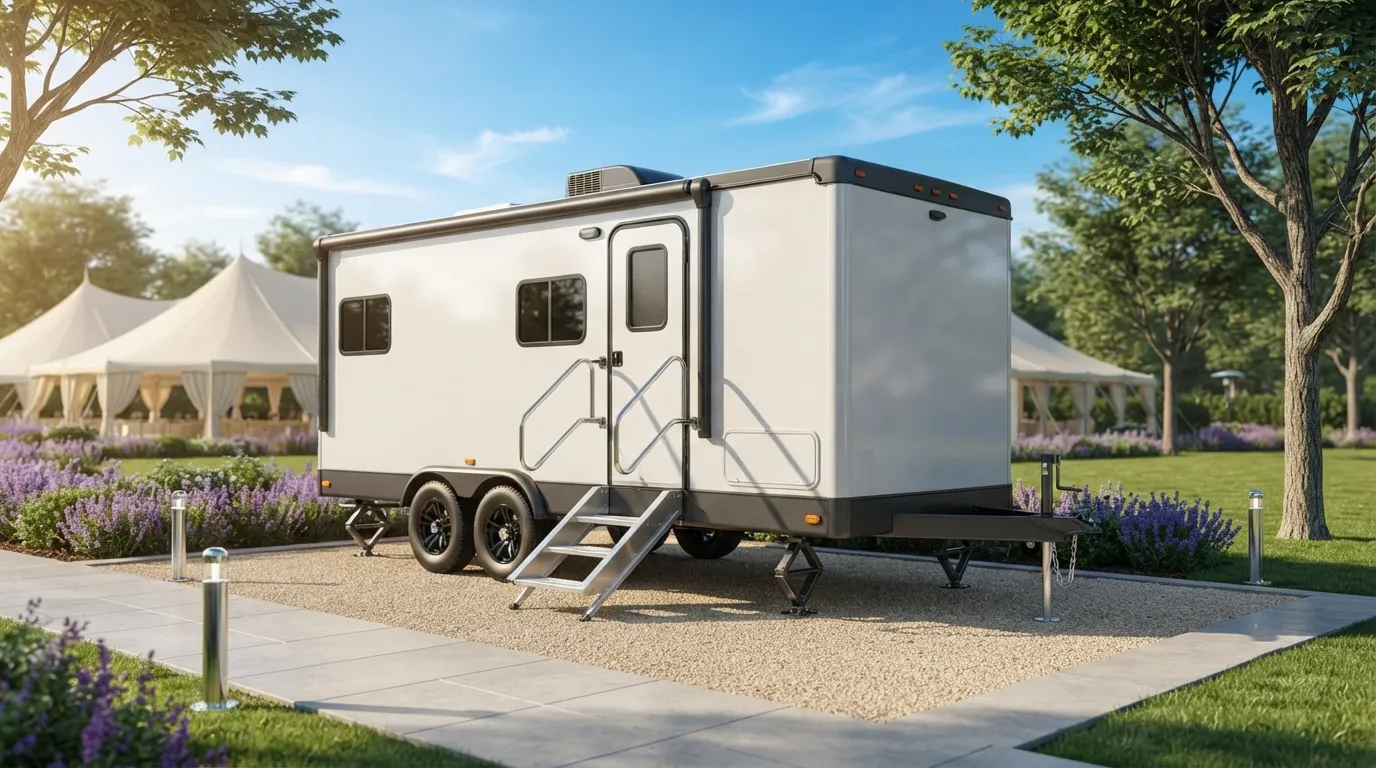 Portable toilet delivery crew serving Modesto, CA